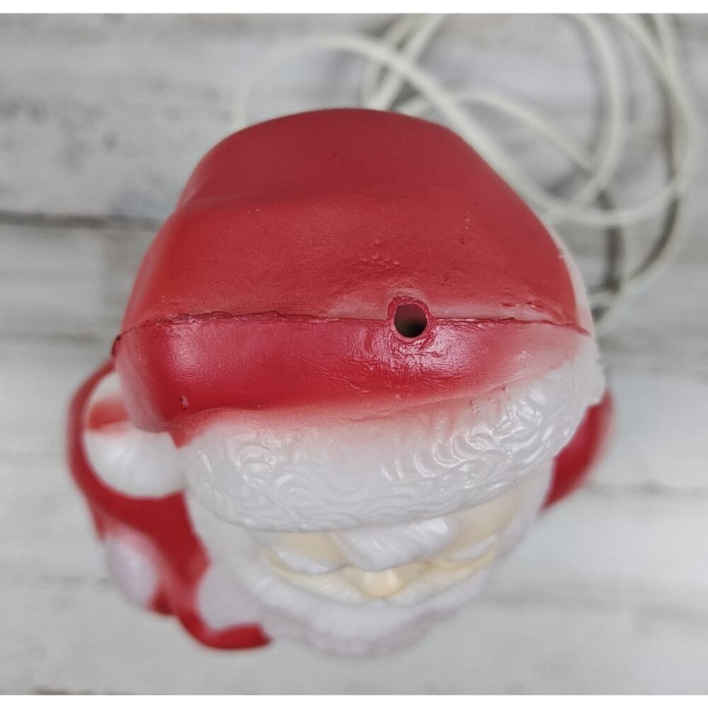 EMPIRE PLASTIC CORP Vintage 13" Santa Claus Blow Mold Lighted 1968 w/Cord Works - Picture 5 of 11